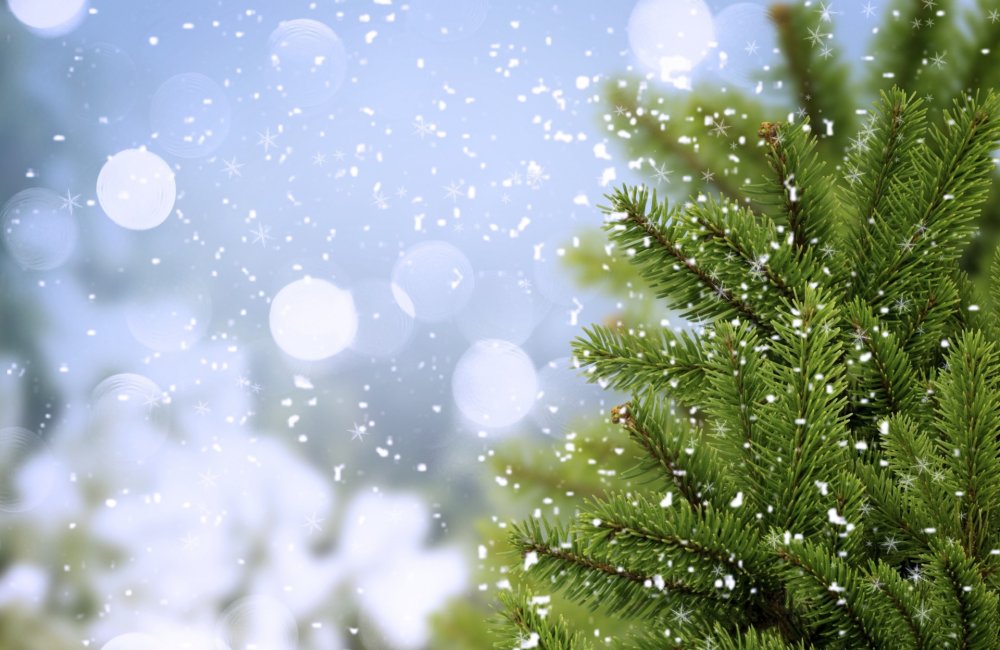 Фон зимний детский