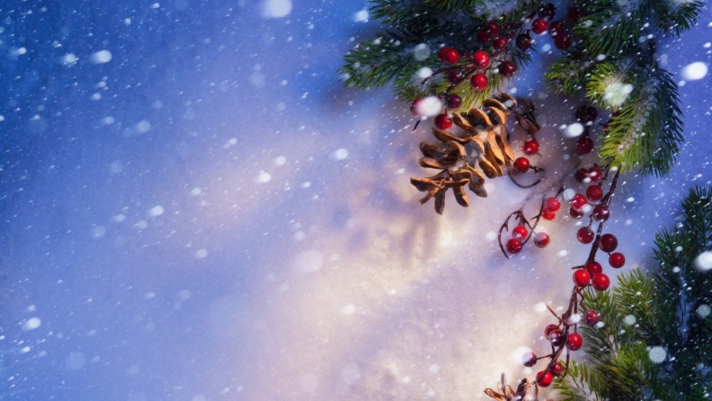 Красивый зимний фон