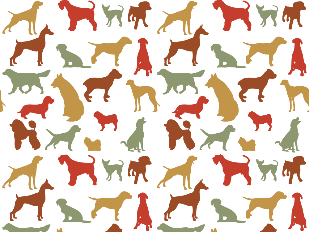 Фон с многими собаками