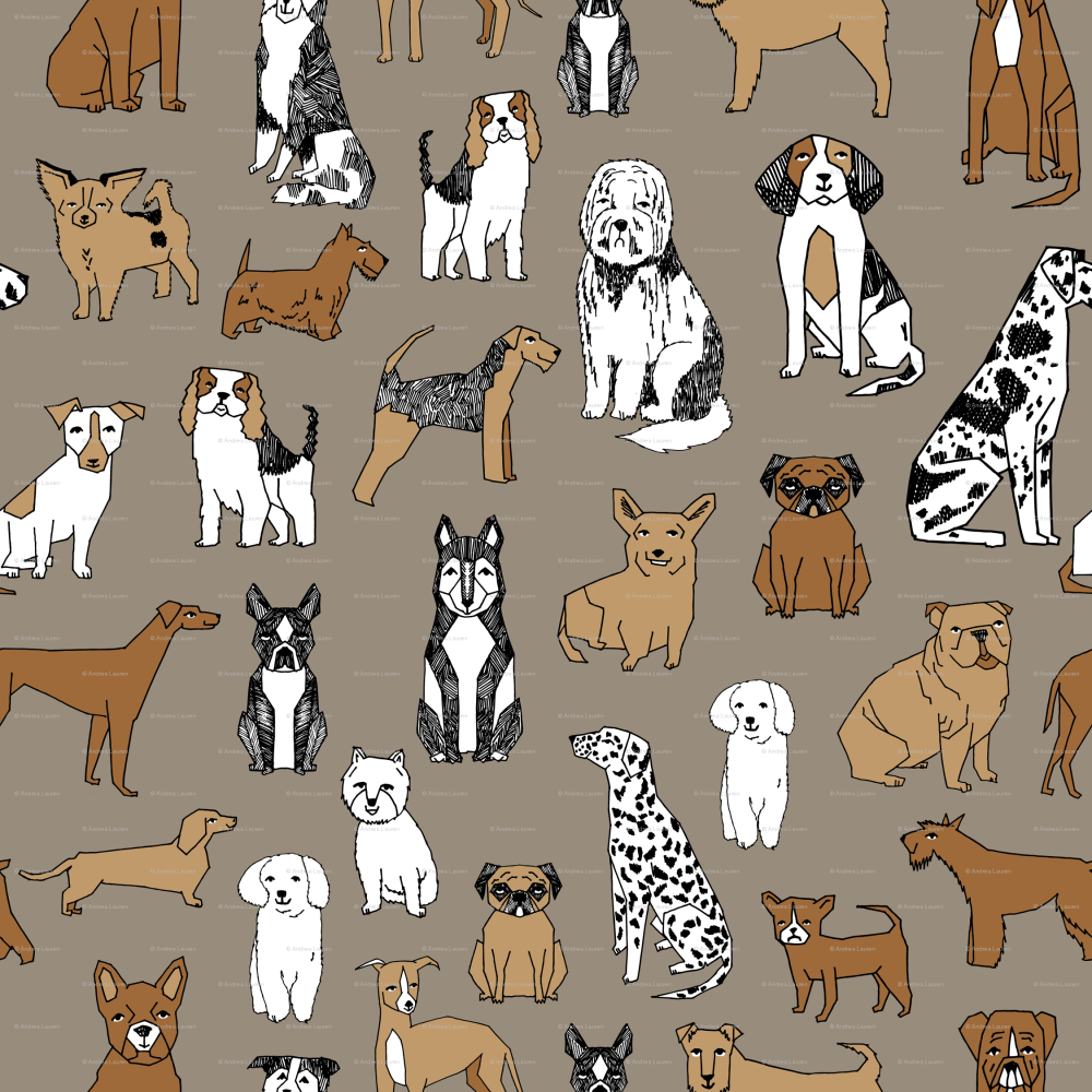 Принты с собаками