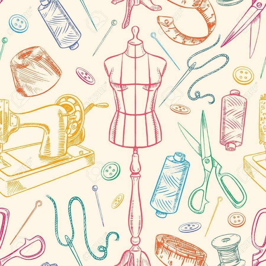 Фон швейная тематика