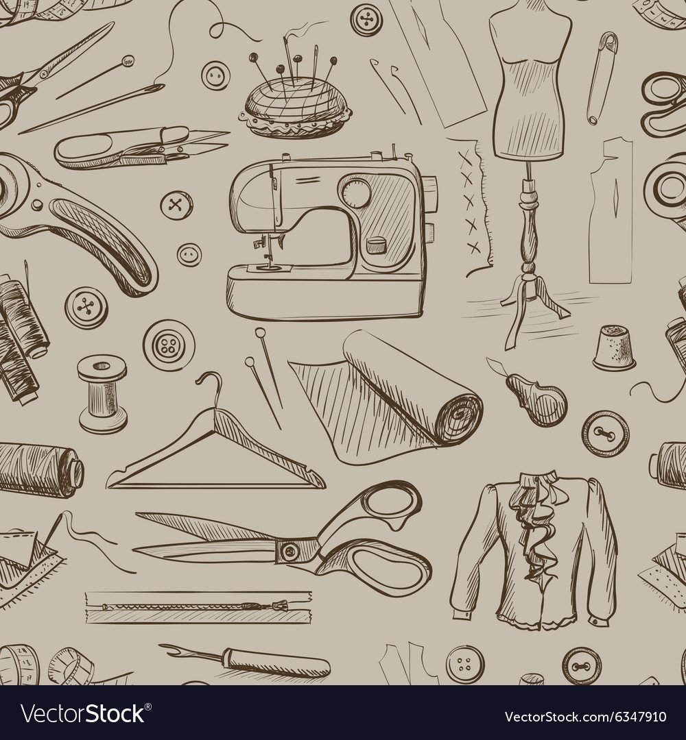 Паттерн швейная тема