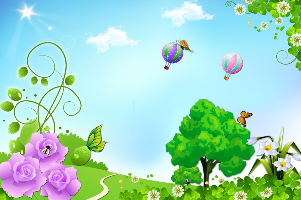Красивый детский фон