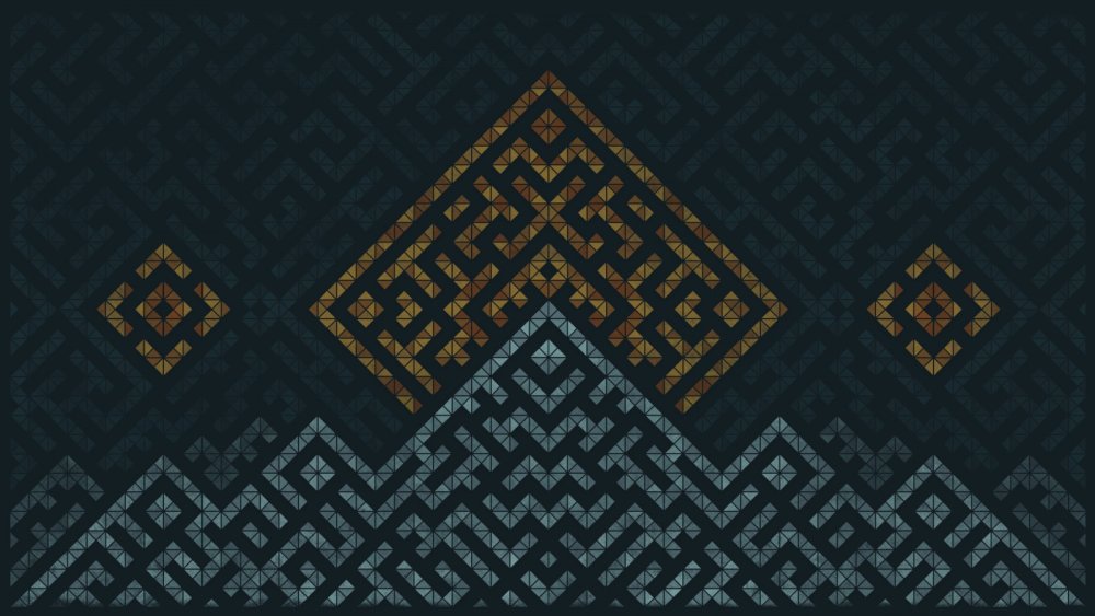 Золотой орнамент в Восточном стиле