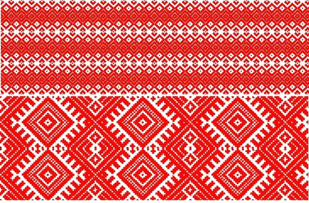 Фон в русском стиле синий