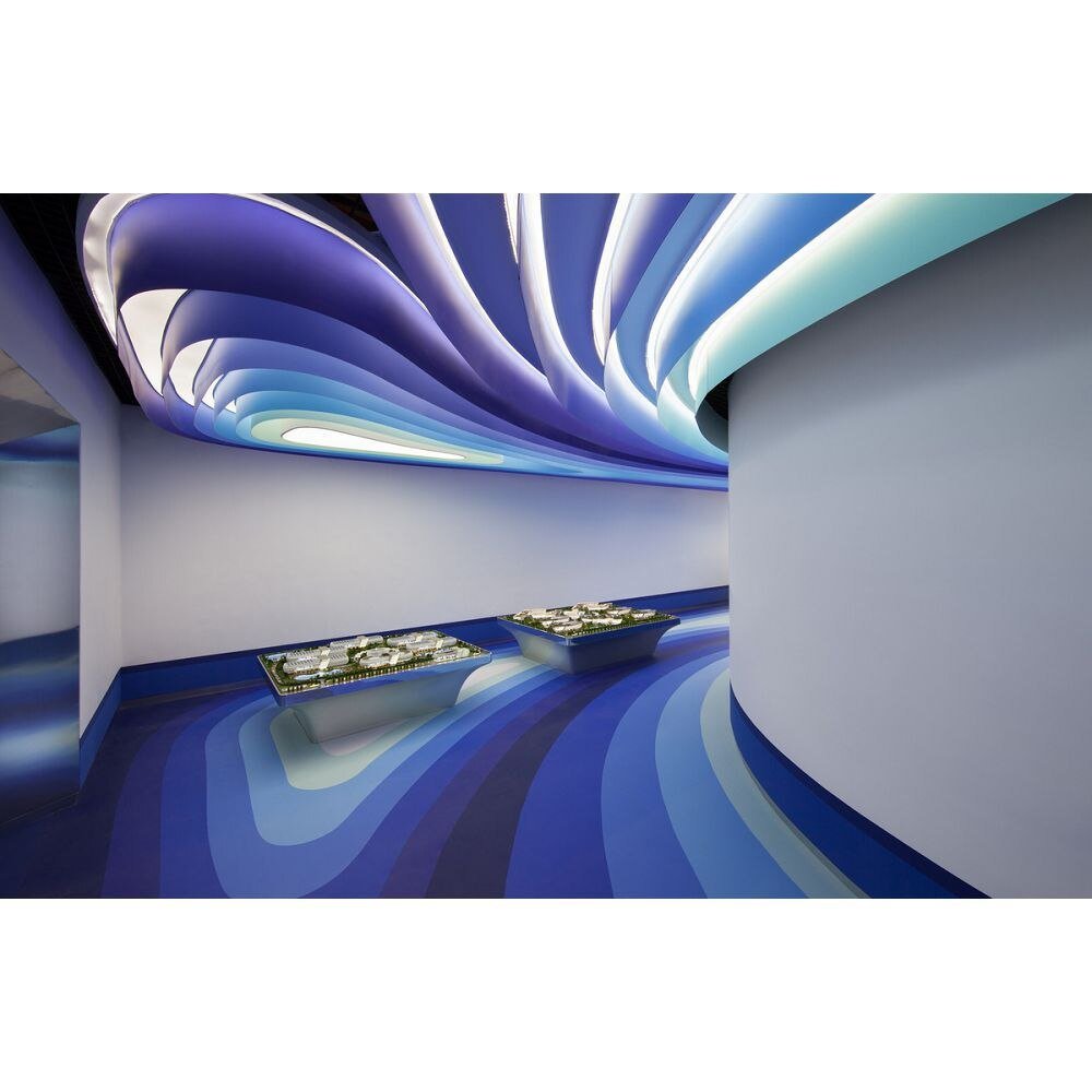 Натяжные потолки абстракция