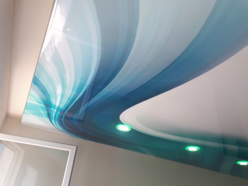 Натяжные потолки с фотопечатью