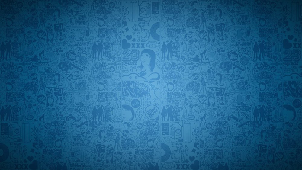 Синие обои на рабочий стол