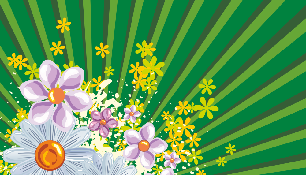 Фон ромашки