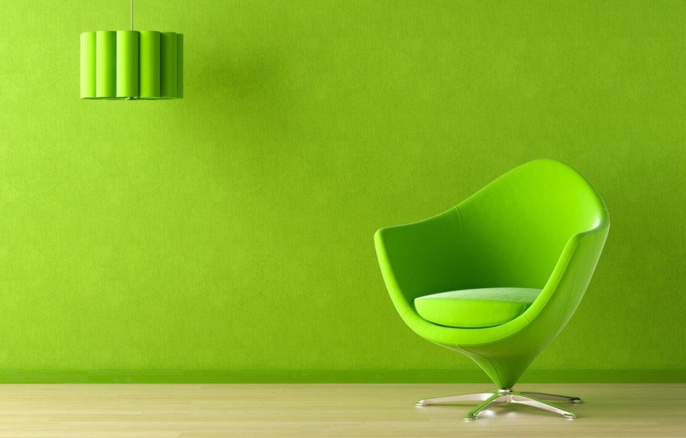 Салатовые обои