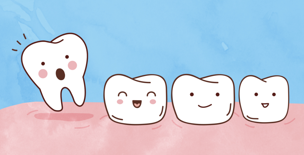 Милый зуб фон