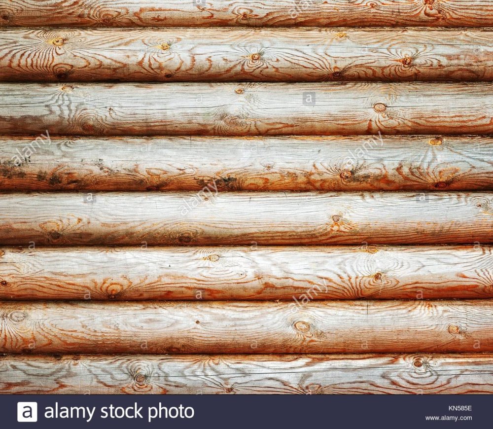 Текстура стены сруба с веревками