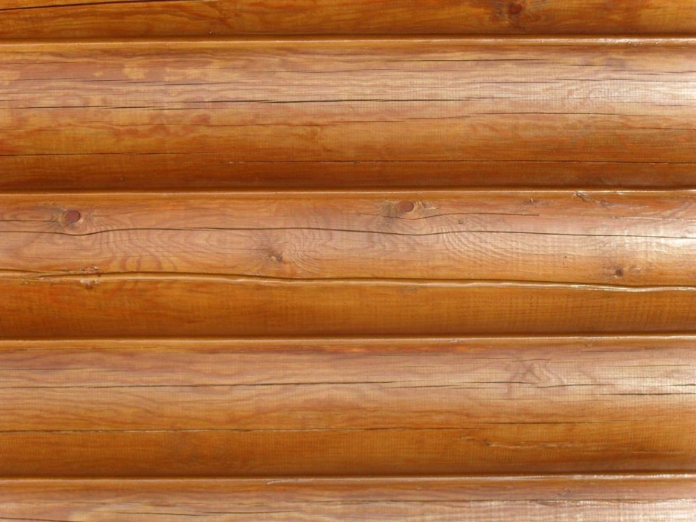 Бревенчатая стена