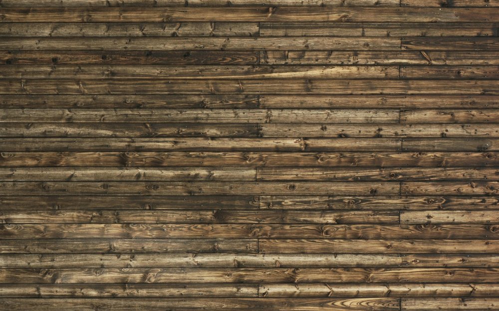 Старая бревенчатая стена