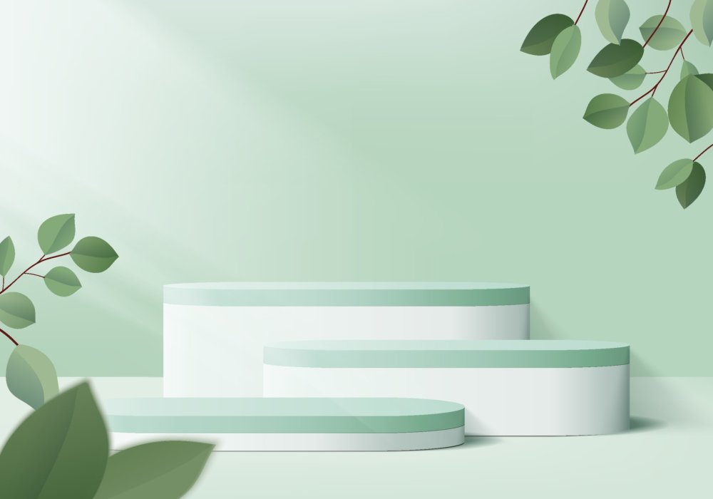 Фон подиум для товара вертикальная