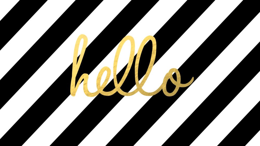 Золотые полосы на черном фоне