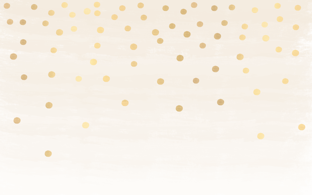 Бежевые обои в горошек