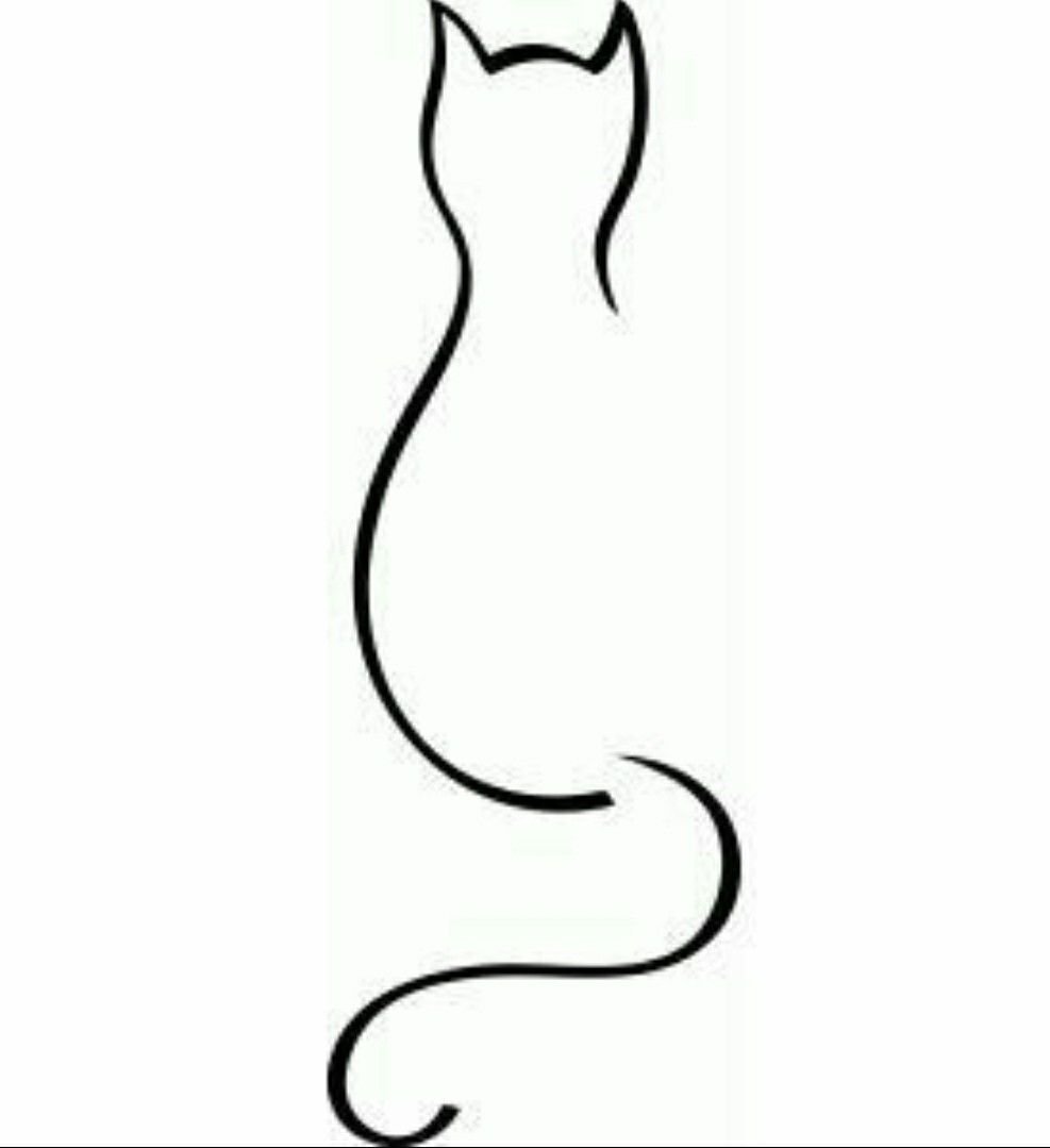 Контур кошки