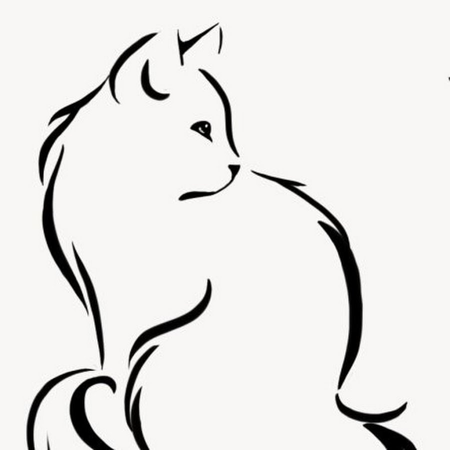 Контур кошки