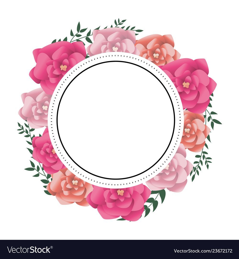 Рамка из цветов