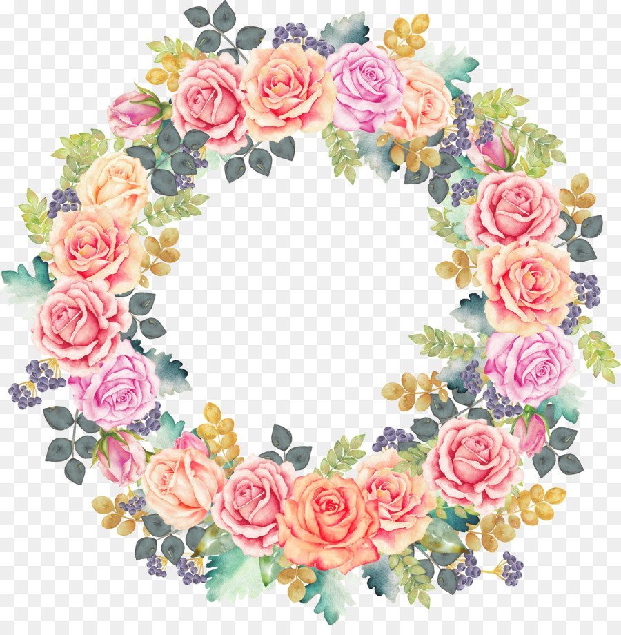 Цветы по кругу