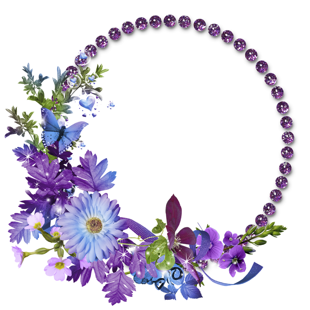 Акварельные цветочные рамки