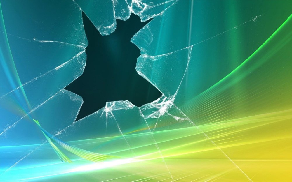 Разбитый монитор