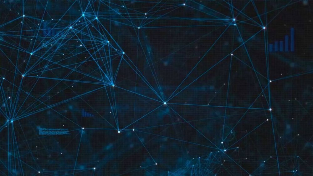 Темный фон технологии