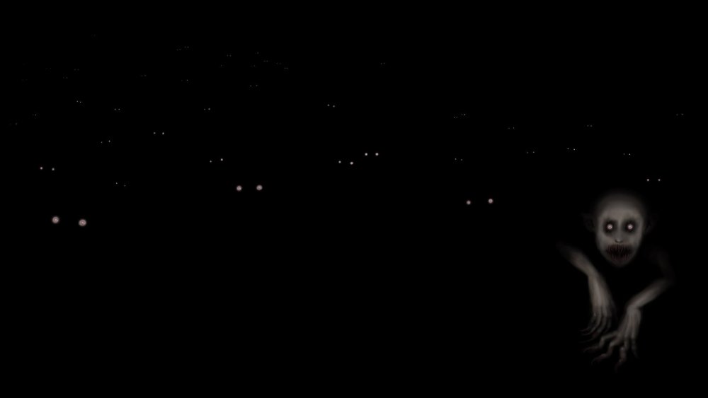 Страшные монстры в темноте