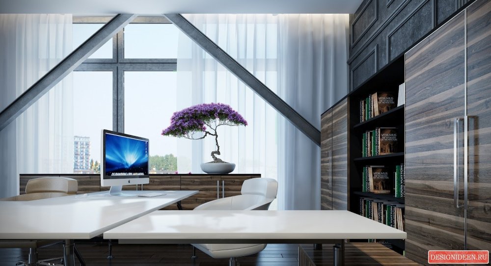 Фон интерьер кабинет