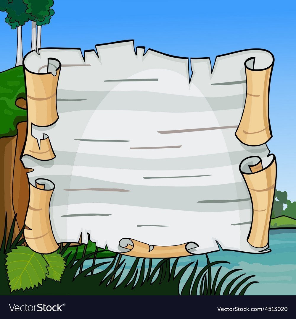 Фон береста с узором