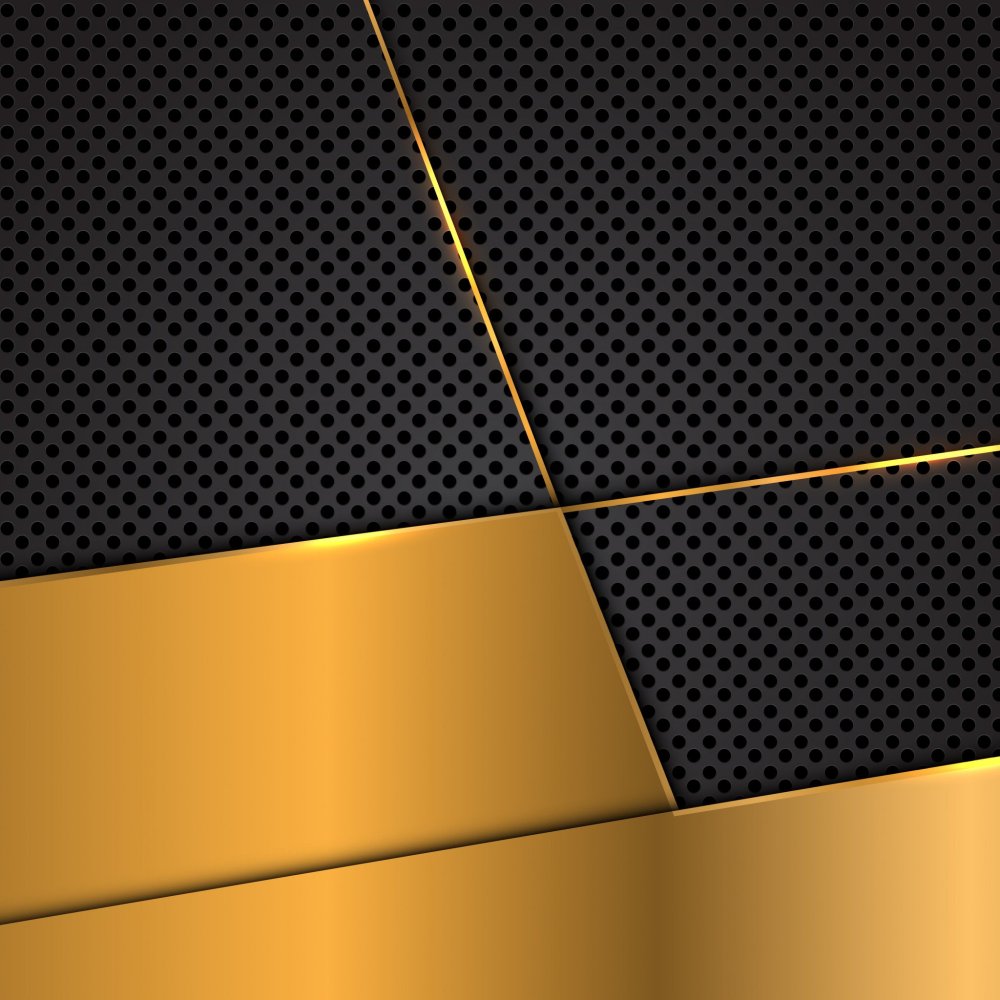 Черно золотой фон