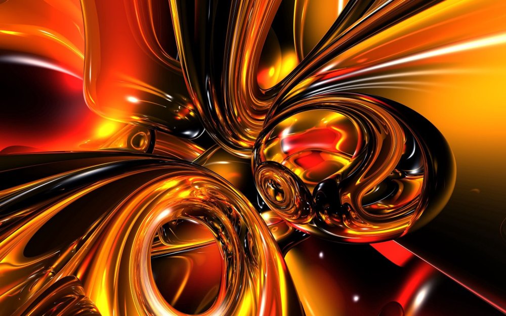 Абстракция с золотом