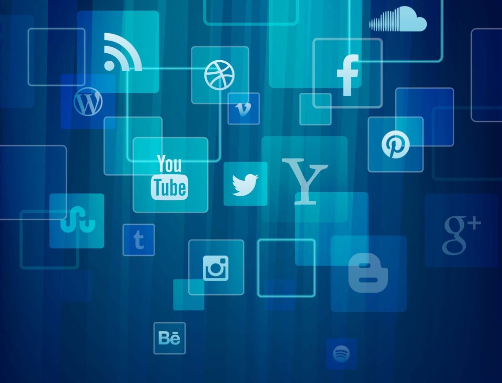 Социальные сети фон