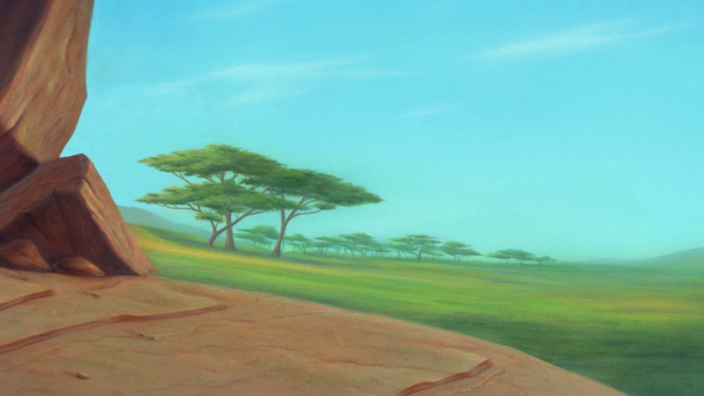 Фон Король Лев Саванна