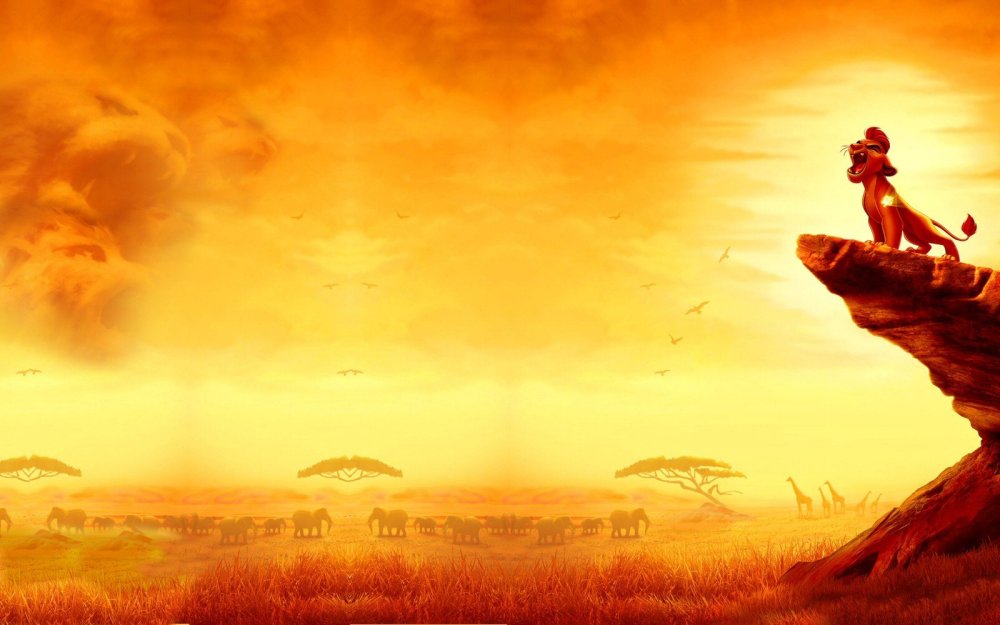 Король Лев рассвет