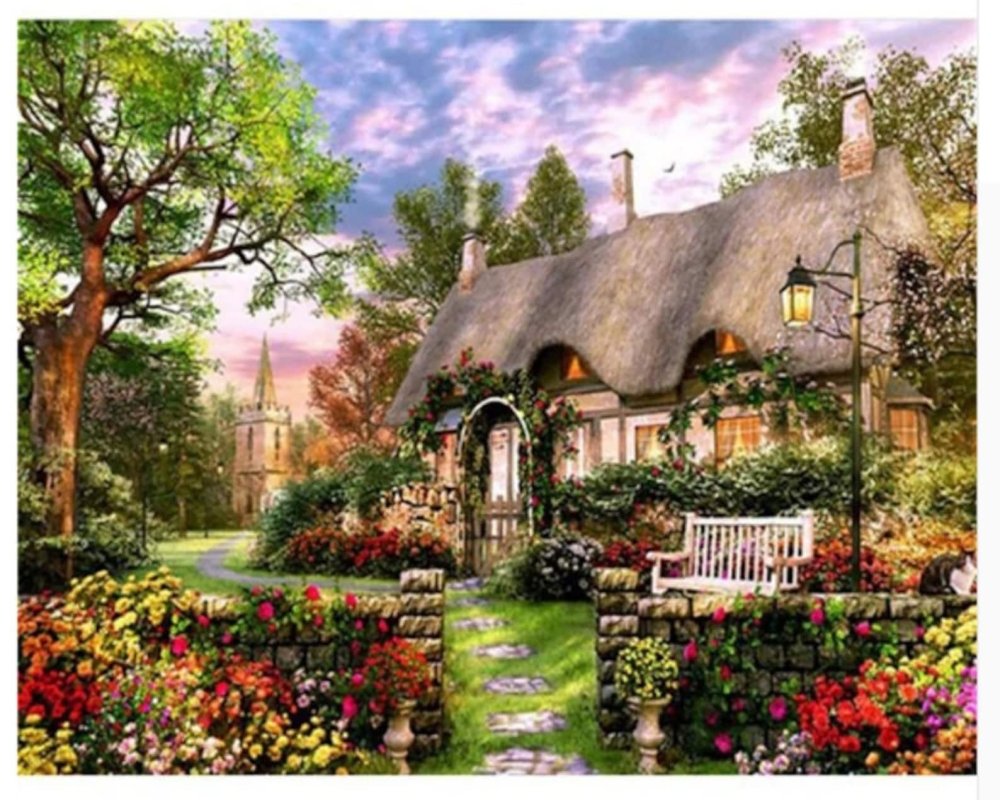 Пейзаж английский сад Dominic Davison