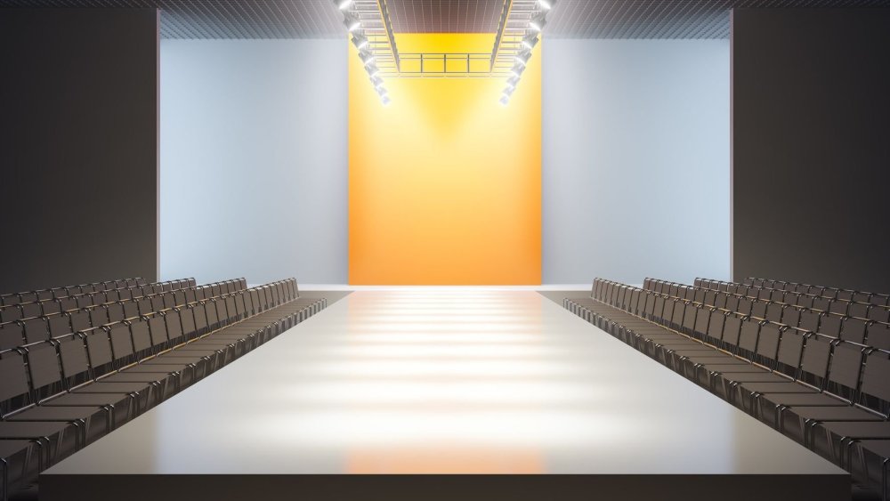 Модель на сцене