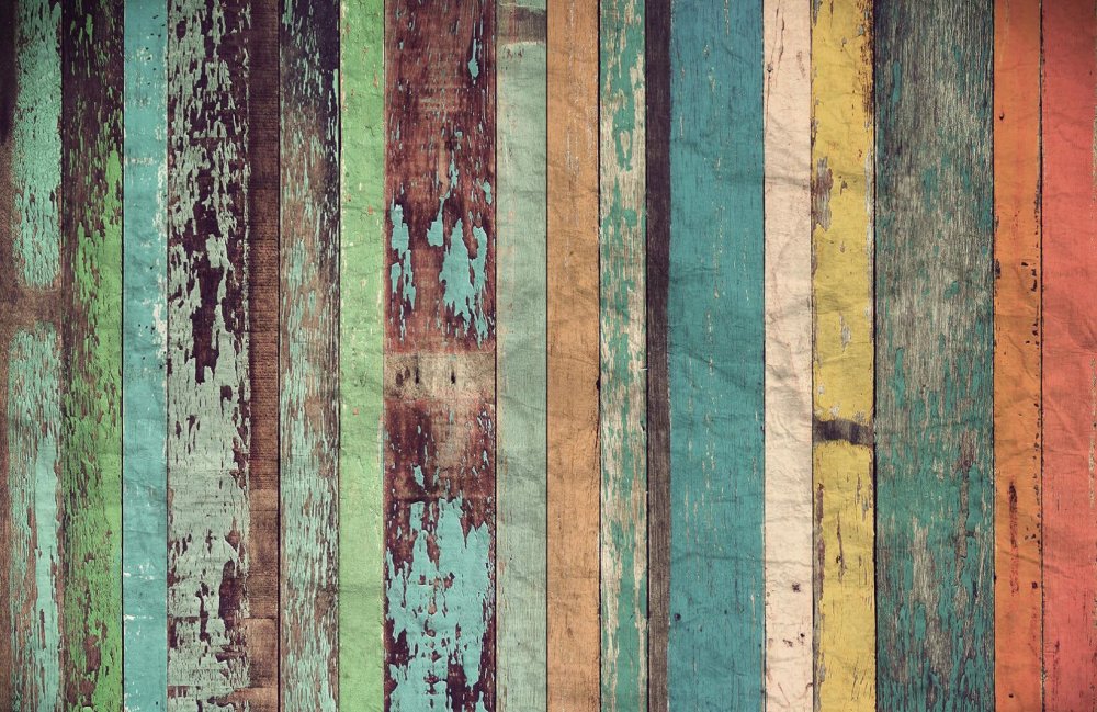 Цветные деревянные доски