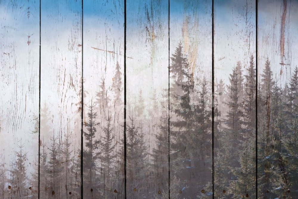 Обои под дерево