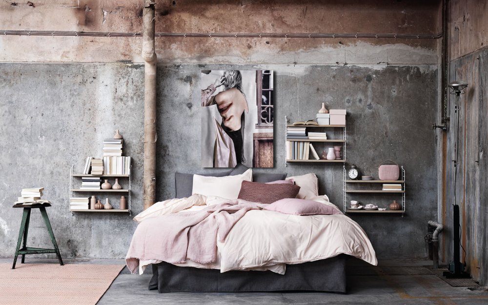 Лофт бетонные стены