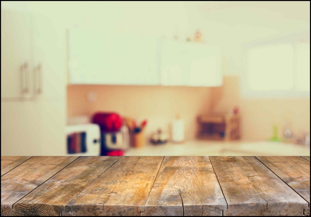 Фон кухни для фотошопа со столом