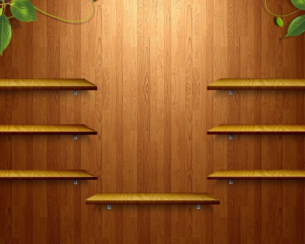 Вертикальные полочки для фона