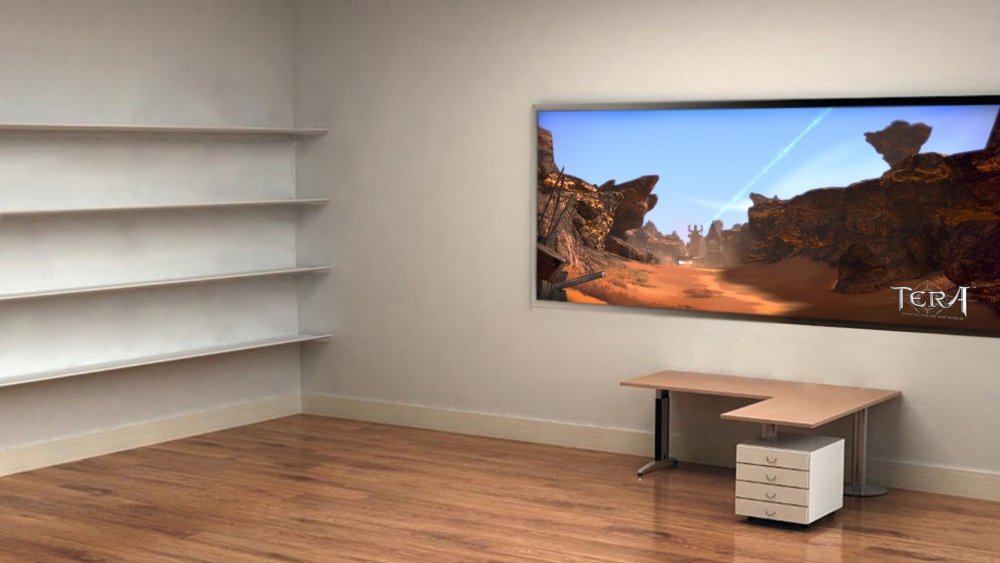 Фон стена с полкой