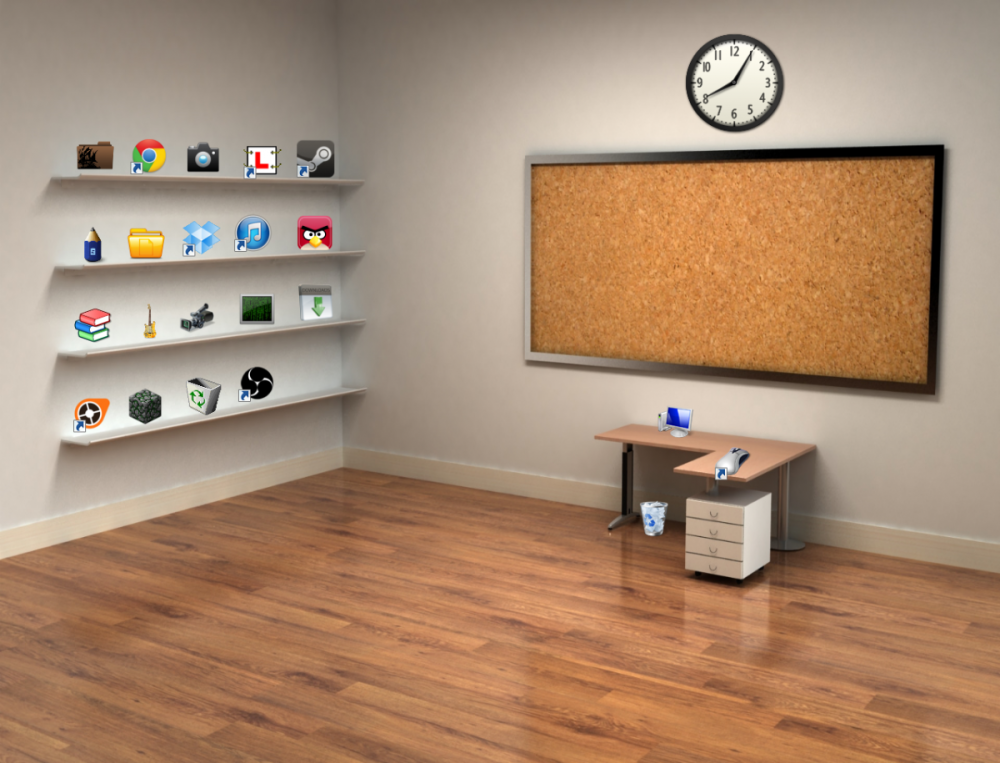 Обои на рабочий стол полки