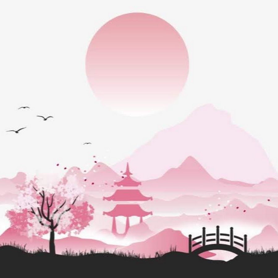 Красивый фон в японском стиле