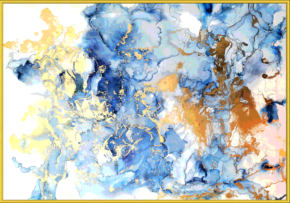 Акварельные разводы фон