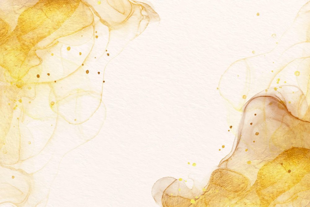 Фон золотой нежный акварель
