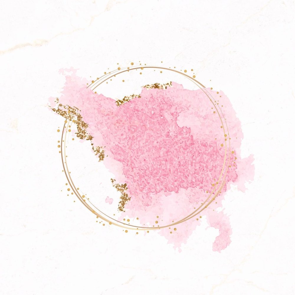 Акварельные кружочки