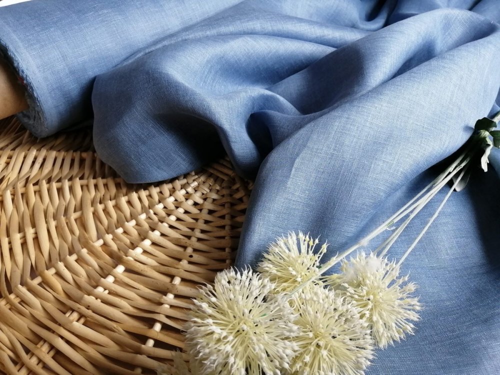 Льняная ткань фактура